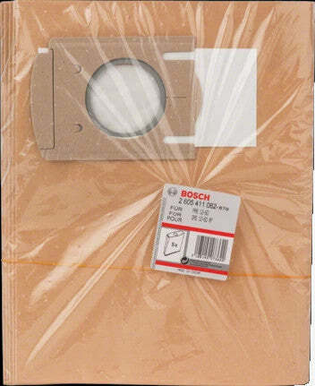 Bosch sacchetto di carta per GAS 12-50 RF Professional e PAS 12-50 F, 5 pezzi