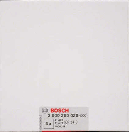 Bosch spazzola di ricambio per cuffia di aspirazione per levigatrice, 3 pezzi