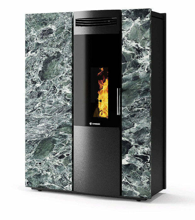 CS Thermos Thema H2O 21 pietra termostufa a pellet/biomassa