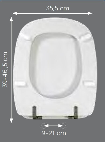Sedile compatibile Ceramica Dolomite Fleo Bianco Europeo