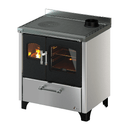 Cadel Smart 80 cucina a legna ventilata, rivestimento metallo