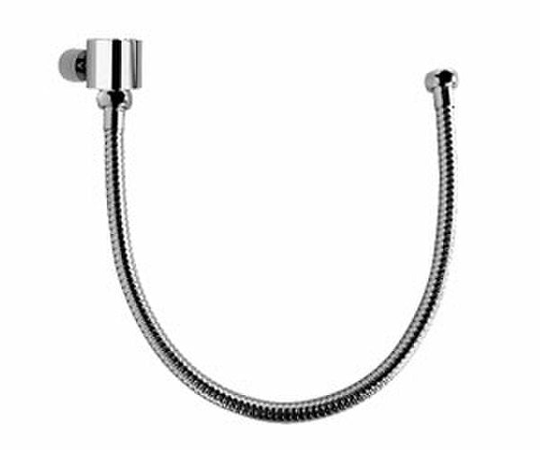 Paffoni ZCOL839CR Supporto a muro tondo con presa dell'acqua, cromato