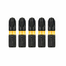 DeWalt 5 Inserti Impact Torsion Pz3 - lunghezza 25 mm