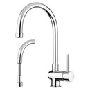 Paffoni miscelatore lavello Stick SK185CR con doccetta estraibile