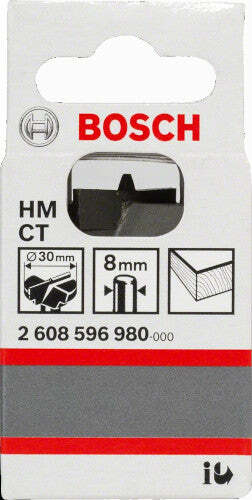 Bosch punta in metallo duro per fori di cerniere 30 x 56 mm, diametro codolo 8 mm