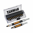 DeWalt Set 12 Pezzi Inserti Impact Torsion + 2 Adattatori Magnetici Con Guida - 14 pezzi