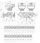 Dab Evoplus D 60/340.65 M, circolatore gemellare, interasse 34 cm, prevalenza 6 m