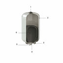 Cimm vaso espansione membrana intercambiabile ACS CE da 24 litri