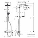 Colonna doccia Showerpipe Crometta S 240 Hansgrohe 27267000