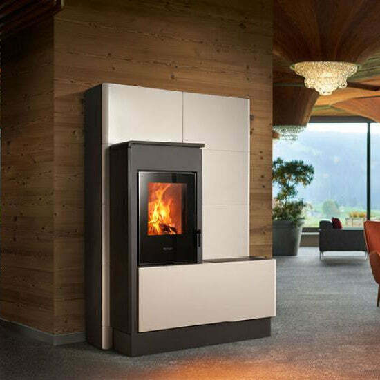 Piazzetta E228 H stufa ibrida 8,2 KW con scarico posteriore