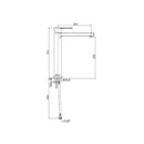 Miscelatore lavabo prolungato Ringo RIN081CR Paffoni senza scarico