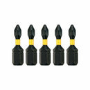 DeWalt 5 Inserti Impact Torsion Ph2 - lunghezza 25 mm