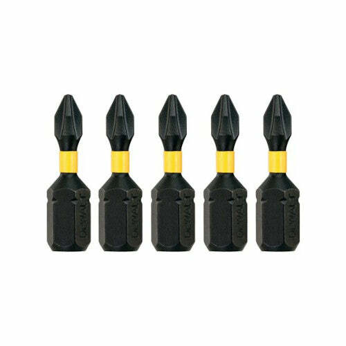 DeWalt 5 Inserti Impact Torsion Ph2 - lunghezza 25 mm