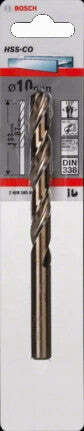 Bosch punta per metallo HSS-Co, DIN 338, 10 x 87 x 133 mm