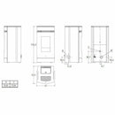 Superior Sally stufa a pellet 10,2 KW
