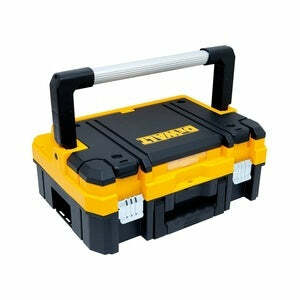 DeWalt Portautensili TSTAK I Organizer Con Coperchio Portaminuterie E Spugna Pretagliata