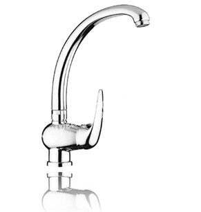 Paffoni Duemila mix lavello canna alta tubo girevole cromo