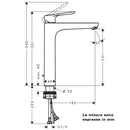 Miscelatore lavabo 230 Logis E 71238000 Hansgrohe con piletta