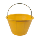 Secchio da muratore giallo con diametro 36 cm