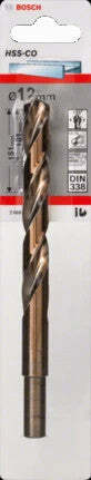 Bosch punta per metallo HSS-Co, DIN 338 12 x 101 x 151 mm
