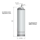 Pompa sommergibile 5" MPSM 305 Calpeda senza galleggiante 0,75 kW
