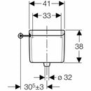 Geberit cassetta esterna wc AP123 per comando a distanza