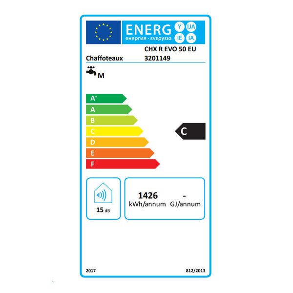 Scaldabagno elettrico Chaffoteaux CHX R EVO 50 EU verticale 50 litri
