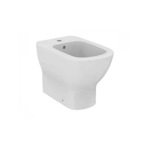 Ideal Standard bidet a terra Tesi T456901 filo parete bianco lucido