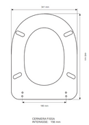 Colbam sedile compatibile con Cesame - Sintesi I versione - bianco