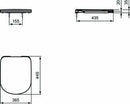Ideal Standard J523301 sedile originale chiusura soft per Ceramica Dolomite Gemma 2
