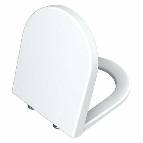 Vitra S50 sedile con chiusura rallentata duroplast bianco