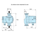 Circolatore sanitario NCS3 25-50/130 Calpeda 91 W