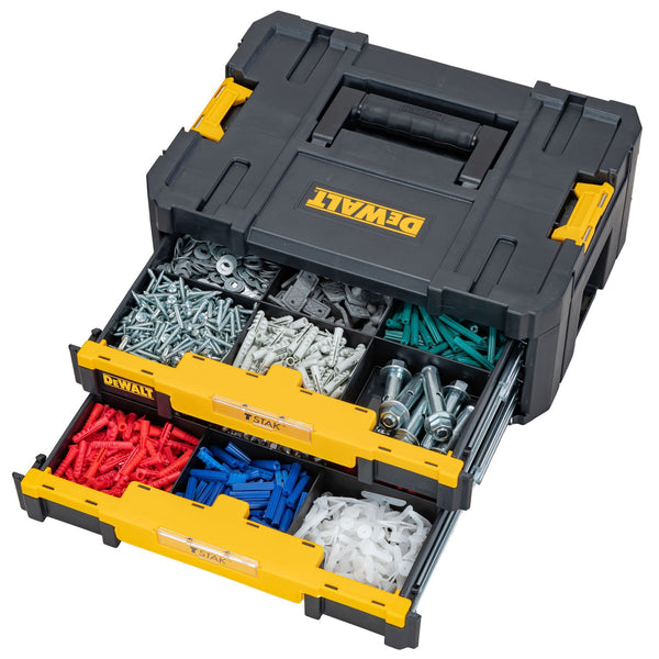 DeWalt Portautensili IT TSTAK IV Doppio Cassetto Con Separatori Regolabili