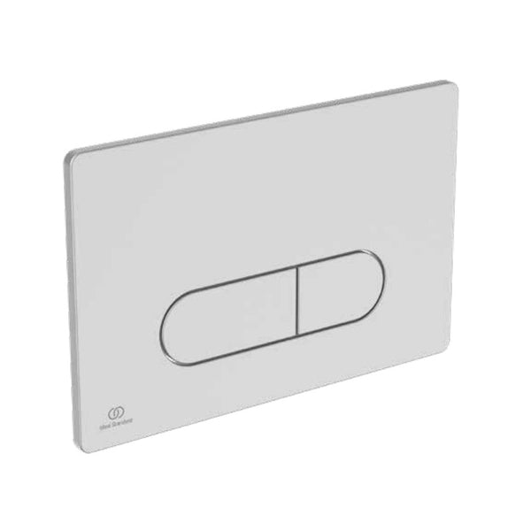 Placca di comando Oleas M1 R0115JG Ideal Standard doppio scarico per ProSys cromo spazzolato
