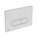 Placca di comando Oleas M1 R0115JG Ideal Standard doppio scarico per ProSys cromo spazzolato