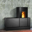 Piazzetta P240 stufa a pellet con panca 8,5 kW