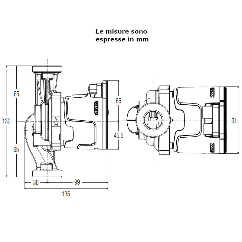 Dab Evosta 2 30-145/130 SOL PWM 1" circolatore impianti solari 1" 1/2
