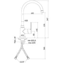 Miscelatore Cucina Paffoni Blu BLU180CR