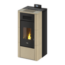 Cadel Idro River 23 termostufa Pellet Hydro maiolica