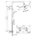 Colonna doccia Ceratherm T25+ A7210AA Ideal Standard con termostatico