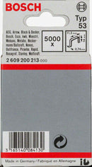 Bosch graffette a filo fine tipo 53 11,4 x 0,74 x 14 mm, set 5000 pezzi