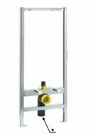 Raccorderie Metalliche Pratiko Kart 234/05 Supporto autoportante vaso sospeso per pareti in cartongesso