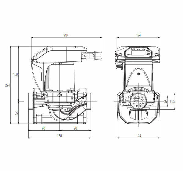 Dab Evoplus Small 40/180 M circolatore elettronico 4,2 m 68 W