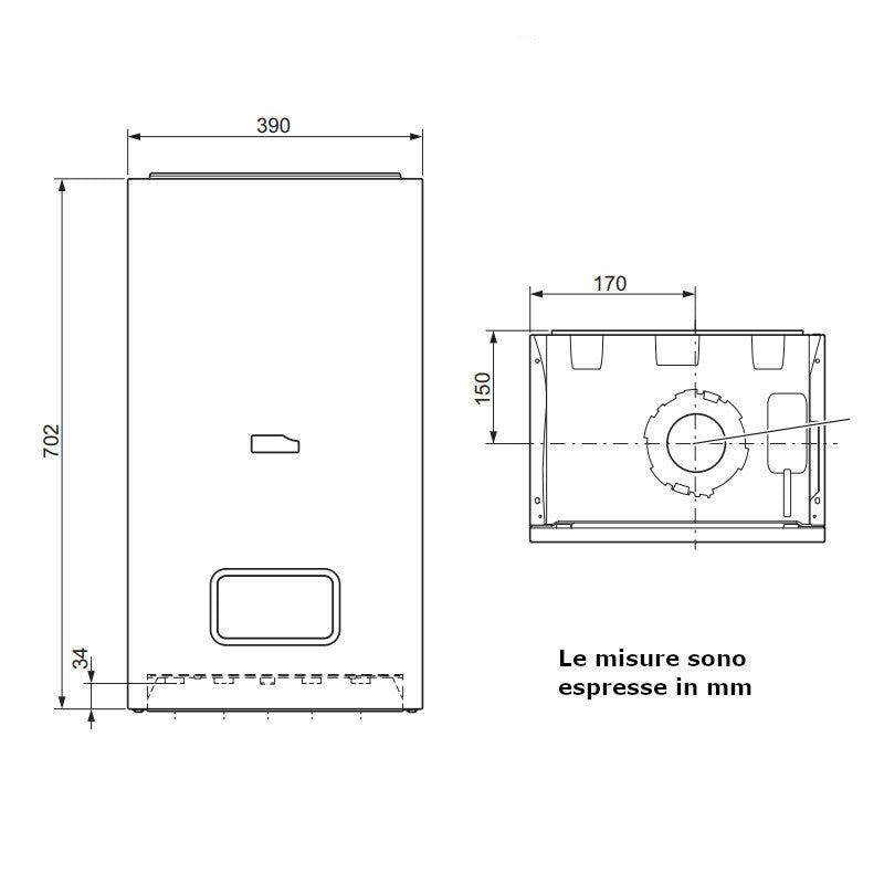 Hermann Micra 4 Condensing 25 caldaia a condensazione
