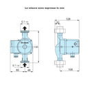 Circolatore per acqua sanitaria NCE PS 20-40/130 Calpeda 25 W