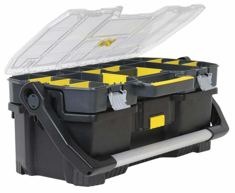 STANLEY Cassetta portautensili 19 e 24" con organizer separabile