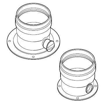 Bosch-Junkers sdoppiatore scarico fumi AZ 332 per Ceraclass ACU