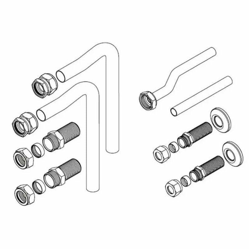 Kit idraulico tubi e raccordi 0020192178 Vaillant per caldaie ecoTEC