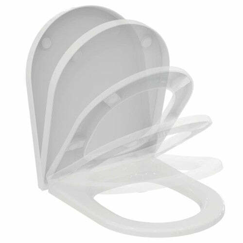 Ideal Standard Blend Curve copriwater originale a chiusura rallentata avvolgente slim bianco T376001