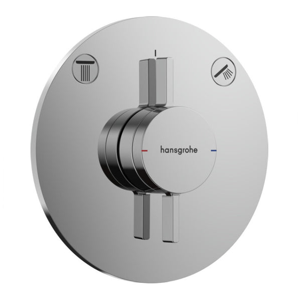 Miscelatore doccia ad incasso DuoTurn S Hansgrohe per 2 utenze 75418000